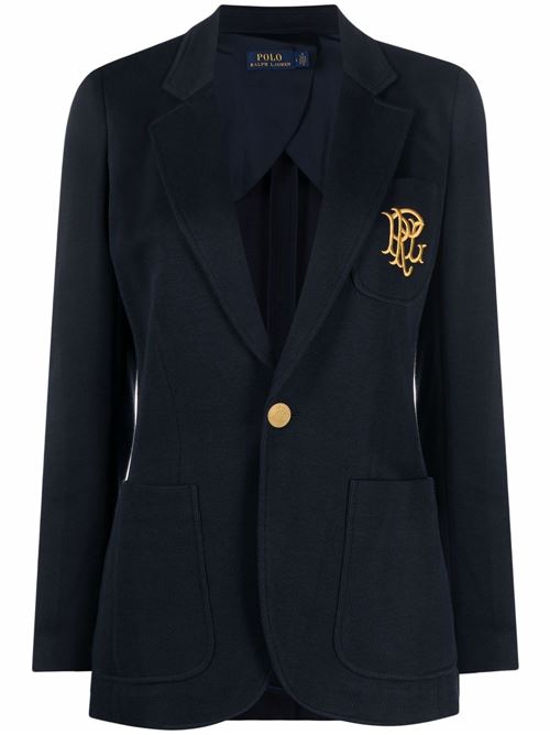 Blazer donna blu POLO RALPH LAUREN | 211795348002